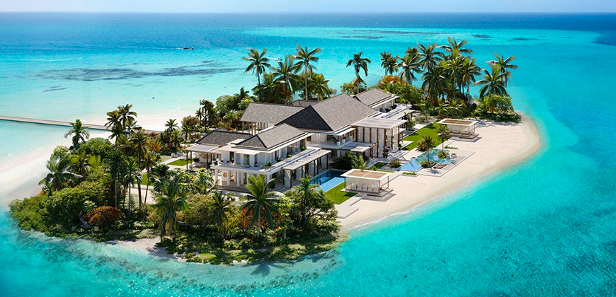 luxury baccarat villa maldives
